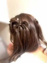 【写真映え♡】リボンアレンジヘアセット🎀