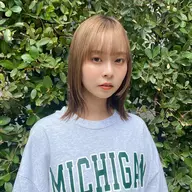 カット＋ケアブリーチ(1回)＋カラー　【ブリーチ2回の場合+5000円】