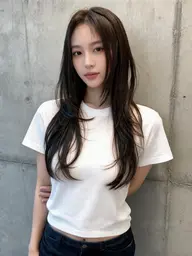 💡SNSで話題💡ウルフカット + 髪質改善ストレート /ウルフカット/レイヤーウルフ/ミディアムウルフ