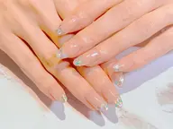 【ブライダル人気NO1】✨ガラスフレンチ✨オフ代(ご新規様無料、リピーター様500円) カラー変更可能