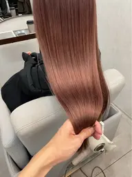 カットカラー＋縮毛矯正＋トリートメント