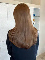 ブリーチなしWカラー+Aujua 4step トリートメント🧸⸝⋆*