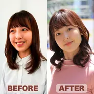 【ここが少し嫌だな、解消する】カット➕ニュアンスパーマ