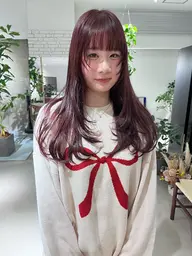 ♥️spring coupon♥️暖色カラー+似合わせカット