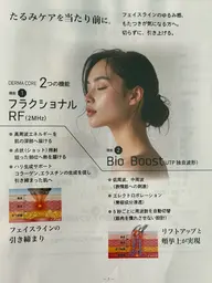 切らないたるみケア【ダーマコア】　Bio Boost➕フラクショナルＲＦ