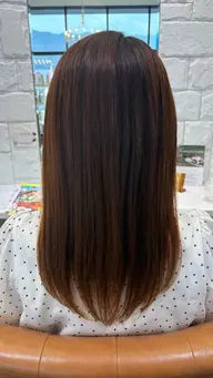 〖朝5分短縮💫〗自然なツヤ髪縮毛矯正