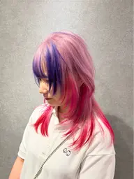 【＋デザイン】ケアブリーチ＋デザインカラー＋5STEPトリートメント
