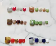 定額ジェルネイル(フット)