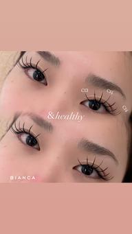 🎀&Healthyアンドヘルシー🎀 《フラットラッシュ120本+上まつげパーマ》<渋谷>