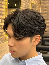 【🔷今だけ限定クーポン🔷】メンズカット➕フェザーパーマ