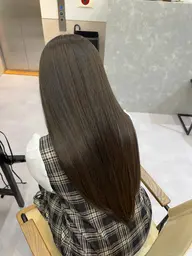 ワンカラー＋前髪カット✂️🎨