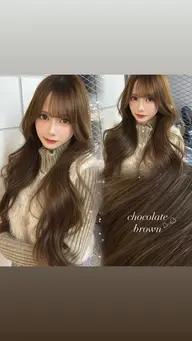 【迷ったらこちら🎀】艶カラー♡+3step トリートメント(内部補修)(外部補修)💖(ナノケア付き)