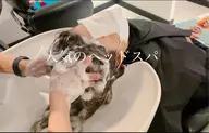 ヘッドエステプラン 【カット+Aujua(オージュア)ヘッドスパ+ケアカラー】最高峰カラー&トリートメント