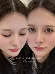 束感マツエク🍈ダブルフラット90〜100束(フラット180〜200本)ブラウンカラー・LED変更◎