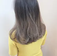 グラデーションカラー(ブリーチ➕フルカラー)➕マイクロバブル 暖色 寒色