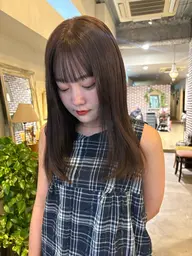 【8/9限定クーポン🍉🌺】カット+透明感ワンカラー+2stepトリートメント+プチスパ