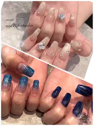 チップで長さ出し10本💅(オフなし)ラメグラorワンカラーorマグネット✨