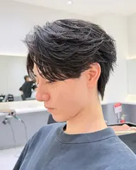 カット、ニュアンスパーマ