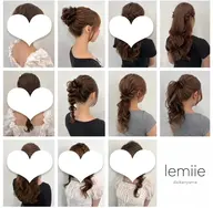 ヘアセット ꒦꒷.⋆𝜗𝜚   🎀 カタログ5種限定🎀