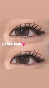 セーブルラッシュ100本💖【美容液コーティング付き】