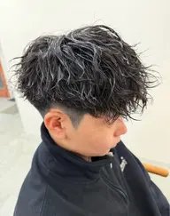 《✨人気No.2✨》【1～3回目まで】メンズカット＋ツイストスパイラルパーマ(シャンプーブロー込🚿)