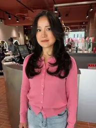 【スタイリングレッスン付き🎓🪄】レイヤーカット+コテ巻きレクチャー 📖☆
