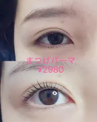 潤いダメージレスまつげパーマ