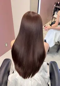 【LUXURY】カット+髪質改善カラー+濃密ケラチントリートメント💎極艶ケア