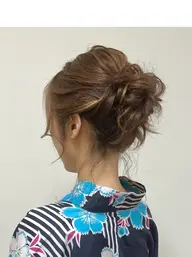 浴衣ヘアセット