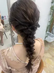 【早朝OK】上品まとめ髪◎結婚式・お呼ばれヘアセット（約30分）