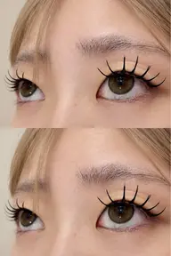 🤍フラットラッシュ🤍120本【カシミヤ使用】コーティング仕上げ付き⭐️