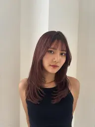【オーガニックカラーでツヤ髪に◎カット＋カラー＋トリートメント】
