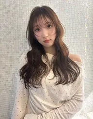 【5月限定】ダメージレス艶カラー🫧ワンカラー+シャンプー+トリートメント+ブロー+ヘアスタイリング
