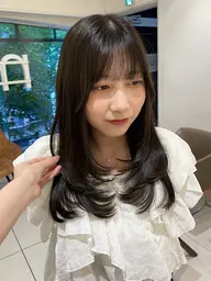 【韓国風🇰🇷🩶】レイヤーカット+オージュアトリートメント✨️