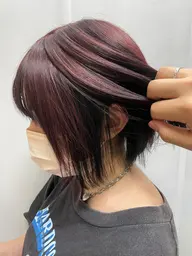 【🌈ダメージを抑えてブリーチしたい方に🌈】アンブレラカラー(ブリーチ、カラー)➕カット➕オラプレックストリートメント