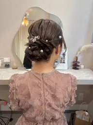 人気Ｎｏ1結婚式お呼ばれヘアセット¥3500
