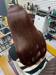 1日3名様限定【学割U24限定】✨透明感たっぷり暖色限定カラー+✨髪質改善TR✨