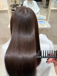 【カット】+【圧倒的なツヤと手触り‼️】髪質改善美髪カラー+【髪質改善marrb】
