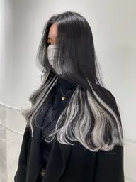ブリーチカラー➕シールエクステ60本(お腹の長さ)➕1stクイックトリートメント