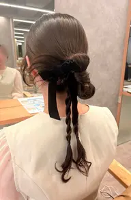 🎀ヘアセット(まとめ髪、カチモリヘア)