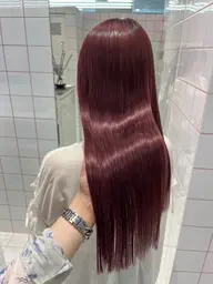 【💎人気NO.1💎】カット+艶々カラー+クイックトリートメント🌈✨️ 暖色カラー