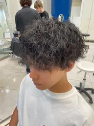 メンズ限定　カット&ツイストスパイラルパーマ