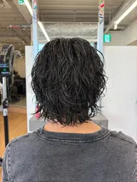 ☀️夏人気No.1メニュー☀️骨格矯正カット➕選べるパーマ相談🌴メンズカット/フェザーパーマ/シャドウパーマ