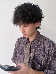 【メンズ限定🌟】カット+パーマ+オージュアトリートメント