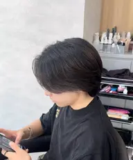 🌈秋限定メニュー🌈メンズカット+縮毛矯正