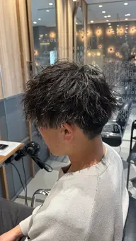 カット＋ツイストスパイラルパーマ