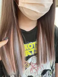 インナーエクステ20本＋馴染ませカット🪽