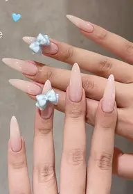 🎀【チップ長さだし】ワンカラ–/ラメグラデ/+2個パーツ