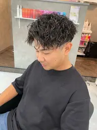 【お洒落メンズカット+パーマ】