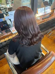 *ワンカラー→ブリーチなしで透明感抜群なナチュラルカラーに仕上げます♡